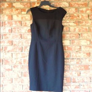 Banana Republic Black Silk and Wool Dress Sz 4